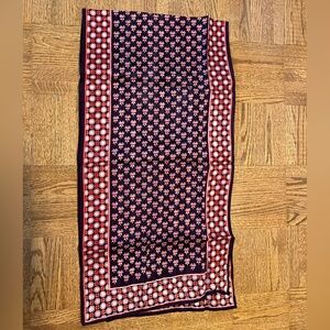 🌸 Red and Black Patterned Scarf (3 for $25)